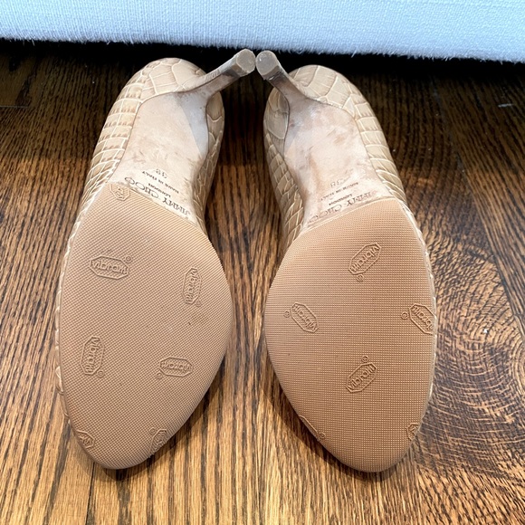 Jimmy Choo Peep-Toe Pumps with Cutouts - Picture 5 of 6